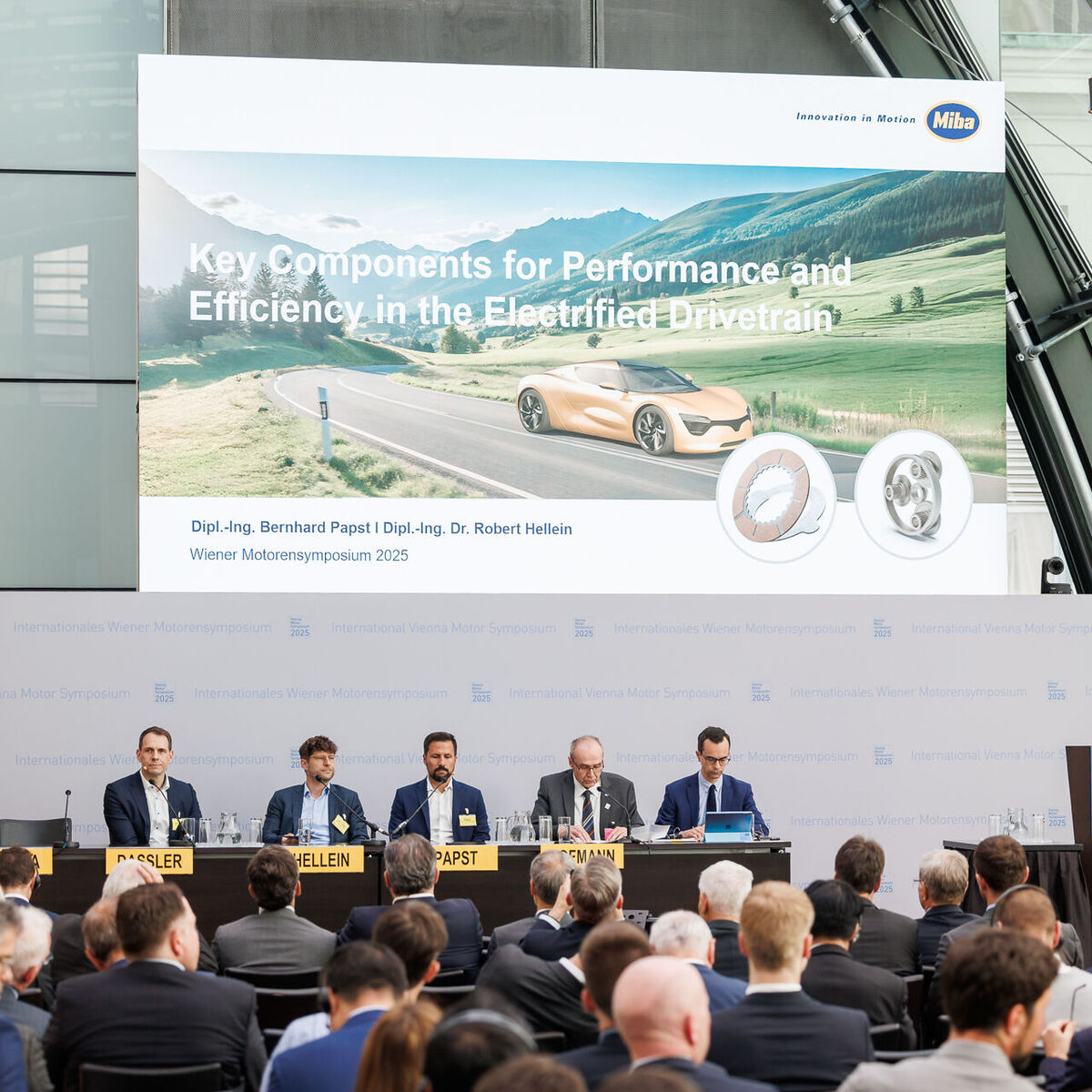 Miba at the Vienna Motor Symposium 2025