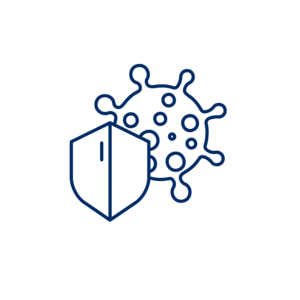 Blue Icon antibacterial coating 