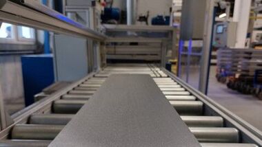 Roll bonding conveyor belt