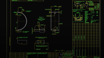 CAD drawing bearing