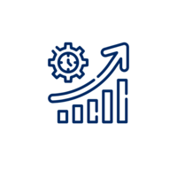 Blue icon efficiency
