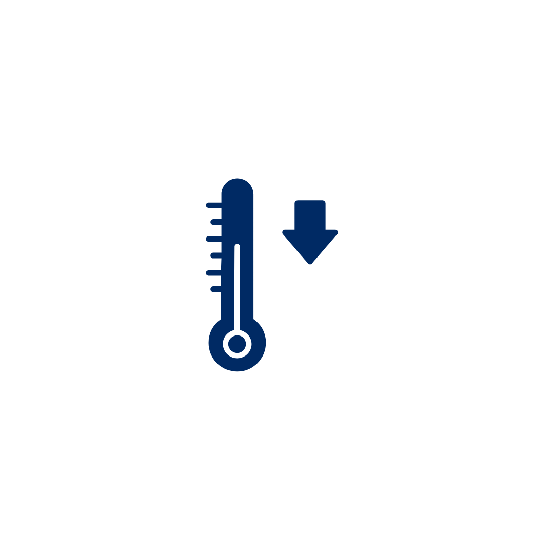 Icon Temperature reduction